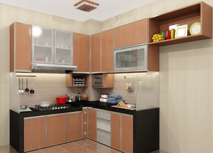 Contoh Kitchen  Set  Minimalis Untuk Dapur  Kecil Viku 